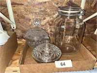 Glass Jar & Candy Dishes