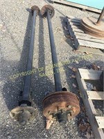 (2) 3500 LB AXLES OFF LANDSCAPE TRAILER