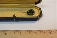 Pin with Green Stone