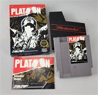 Nintendo Platoon Game Cartridge w/ Box & Manual