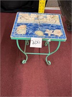 MOSAIC STYLE WROUGHT IRON TABLE