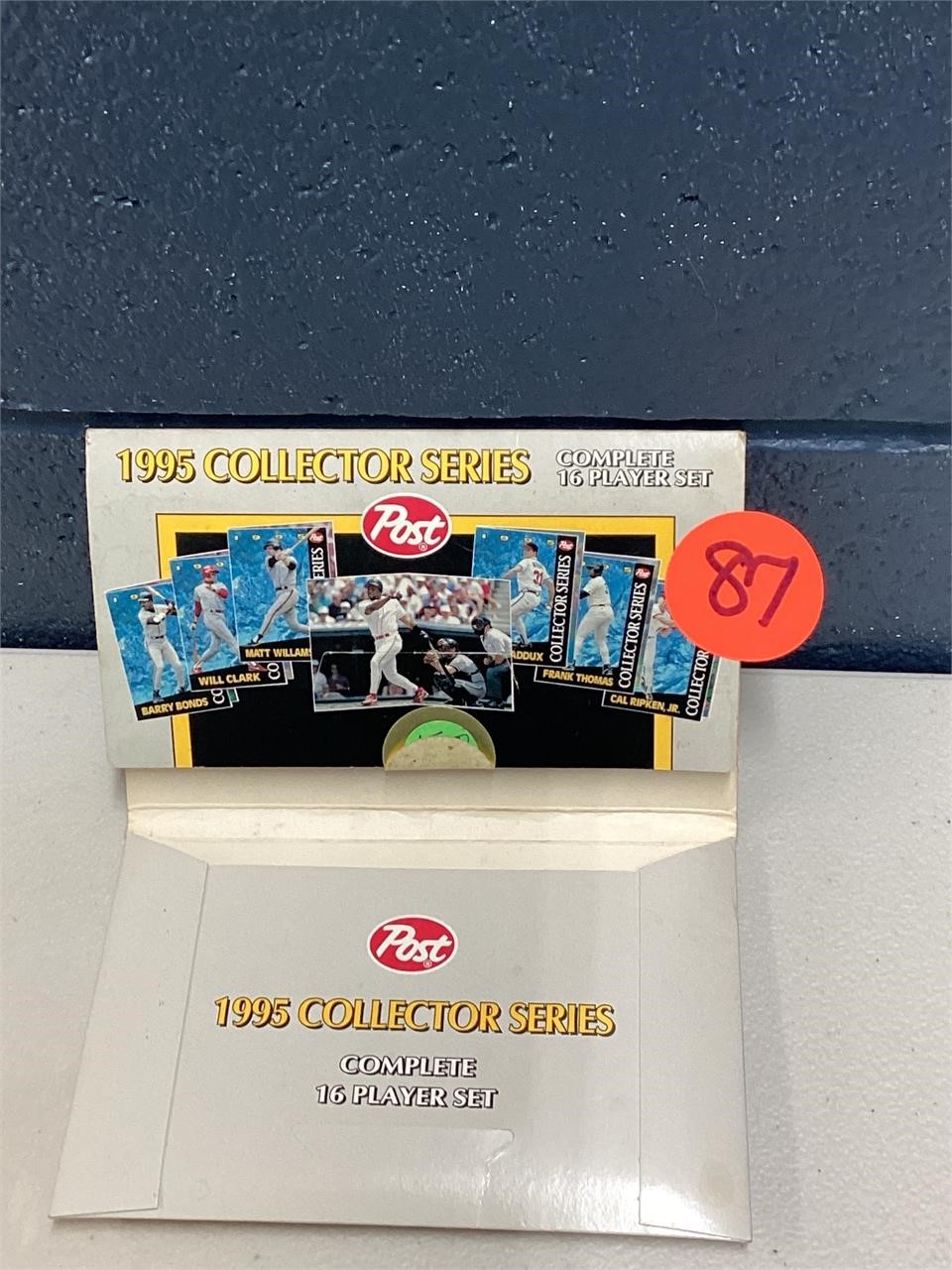 Post 1995 collector series baseball cards 16pc