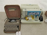 Sewing Machine & Typewriter