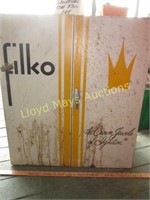 Filko Spark Plugs Vintage Metal Shop Parts Cabinet