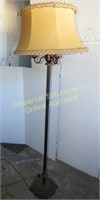 Vintage Reflector Floor Lamp w Shade