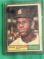 Bob Gibson St Louis Pitcher Baseball Card