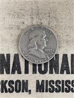 1957 Franklin Half Dollar 90% Silver