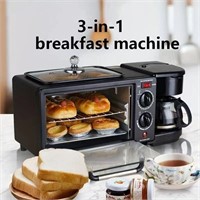 W7208  Maestri House 3-in-1 Breakfast Station, Bla