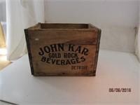 Wood Case John Kar Gold Rock Beverages Detroit