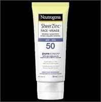 "Used" Neutrogena Sheer Zinc Face Sunscreen