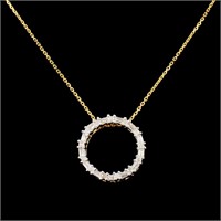 14K Gold 0.23ctw Diamond Pendant