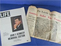 JFK Memorabilia-Life Magazne, 1963 Bulletin