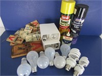 Misc Lot-Lightbulbs, Mousetraps and motr