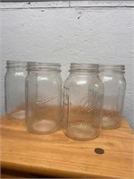 4 Widemouth Ball Jars