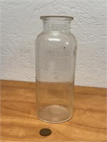 Antique Glass 7.25" Pharmacy Bottle