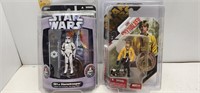 2pc STAR WARS HASBRO Action Figures N.O.S