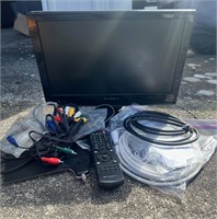 DYNEX TV w/ REMOTE, CORDS AND ANTENNA