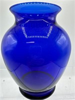 Cobalt blue vase