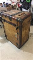 Large Saks fifth avenue traveling wardrobe trunk