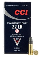 CCI 0035 Standard Velocity Target 22 LR 40 gr Lead