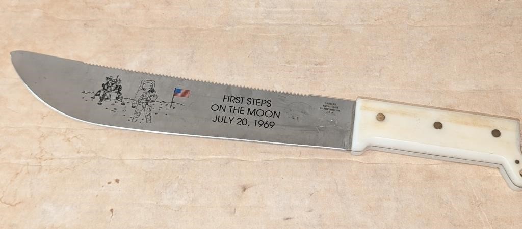 First Steps on the Moon Knife w/ COA
