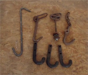 Assortment of vintage of hooks