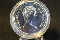 1975 Canada Cowboy Commemorative Silver Dollar