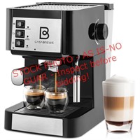 CasaBrews 20 bar espresso coffee machine