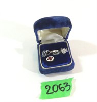 2 Silver Rings - Size 9 and 10