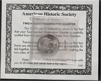 Two Headed Washington Quarter - Novelty Coin