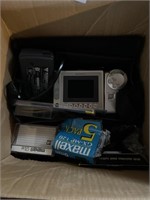 Box lot of Cameras and other items