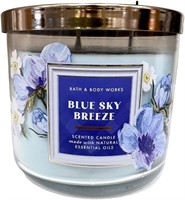 $26.95 Bath/Body Works Blue Sky Breeze Candle AZ3