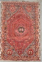 Hand Woven Kashkoli Rug or Carpet, 5' x 7' 6"