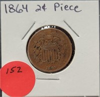 1864 U.S. 2-CENT COIN