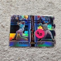 1999 Finest Split Screen Duo Refractor Sammy Sosa