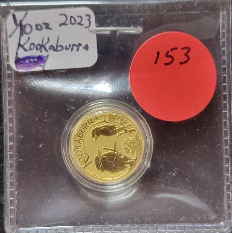 2023 1/10 OZ. GOLD KOOKABURRA
