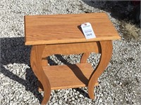 Wooden Side Table w/ Lower Shelf