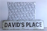 New Calendar & “David’s Place” Sign