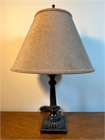 Brown Metal Table Lamp