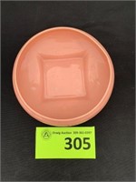 Abingdon Pottery Pink Serving Bowl