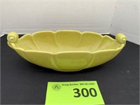 Abingdon Pottery Green Consol Bowl 479