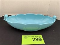 Abingdon Pottery Blue Consol Bowl 478