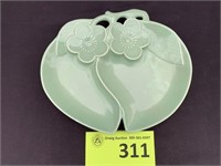 Abingdon Pottery Green Centerpiece