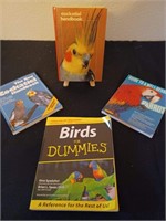 Lot of books about  birds