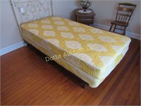 PR. OF TWIN BEDS WITH BEDDING: