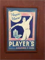 Original Framed Players (Lacrosse) Advert Print