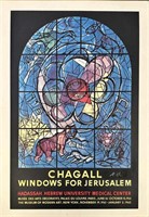 Marc Chagall "Windows for Jerusalem" Poster