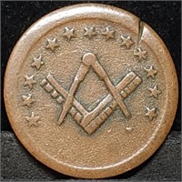 1863 Masonic Civil War Token