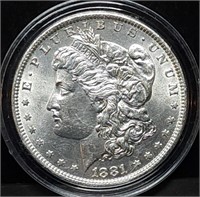 1881-O Morgan Silver Dollar Gem BU