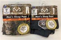 2 New Pair RealTree Men's Sleep Pants Size L